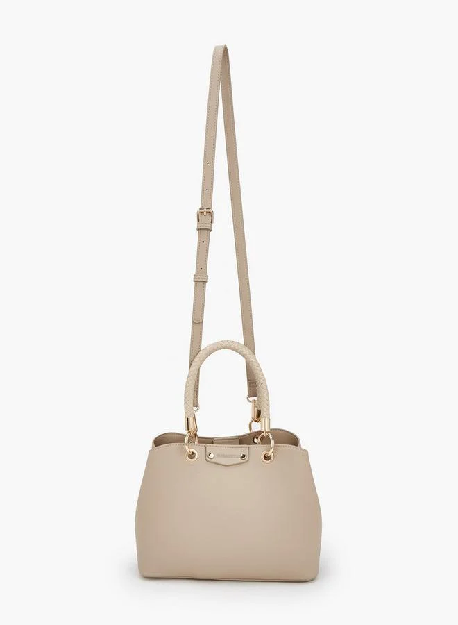 Flora Bella By Shoexpress TAUPE Women Zipper Tote Bags for Women | Best Price UAE